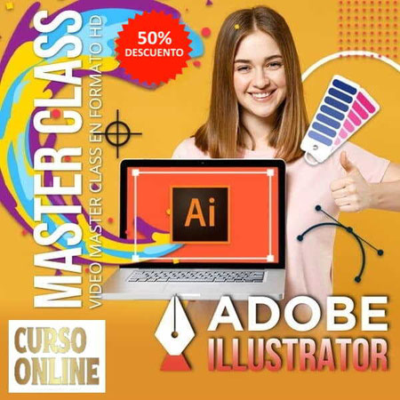 cursos online para emprendedores, cursos en linea con certificado, aprende Adobe illustrator,