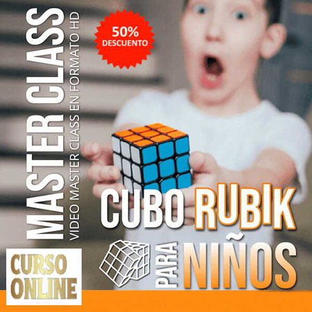 curso online para emprendedores, aprende Cubo Rubik para Niños, cursos de oficios online con certificado,