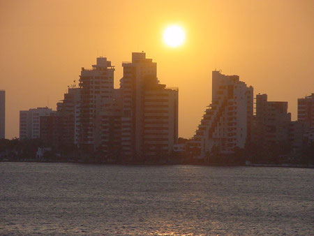 Sonnenuntergang Cartagena - Kolumbien