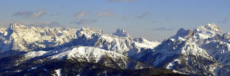 Der Kronplatz mitten in den Dolomiten