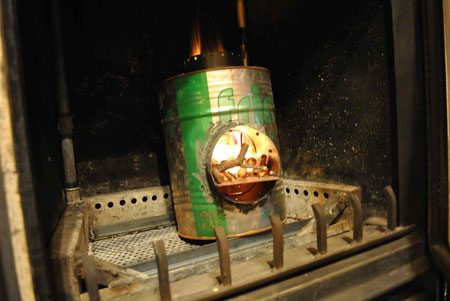 Selbstbau Rocket Stove