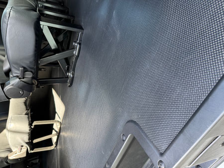 Piso de hule alto transito para microbuses