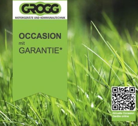 Logo Grogg AG mit Rasen Hintergrund