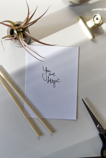 Valentines day free printable by PASiNGA handwritten note 'You Are Magic'