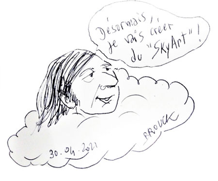 Hommage à Roman Gorski - Dessin de Brouck