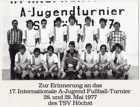 SG SANDBACH A-Jugend Turnier in Höchst 1977