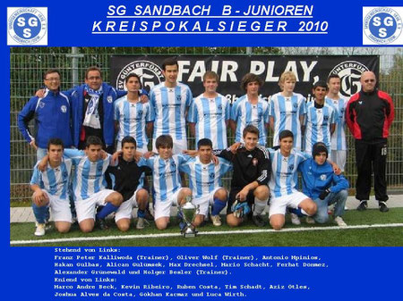 SGS B-Junioren Kreispokalsieger 2010