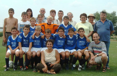 SGS E-Jugend Bezirksmeister 2003 mit Fans