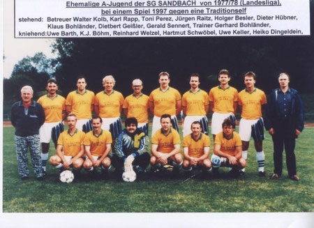 SGS A-Jugend Landesliga Saison 1977 - 1978