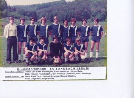 SGS B-Jugend Kreismeister 1976