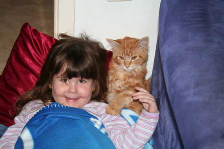 Sandra mit Cesar