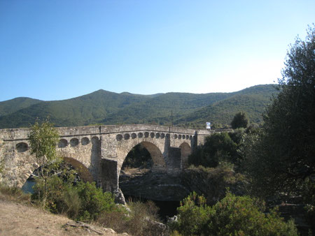 Altiani le pont génois détruit par la crue en 1684 ; reconstruit en 1697 par le gouverneur génois Ambroggio Imperiale, il fut agrandi en 1780, utilisé jusqu'en 2012 