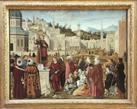 Paris (Louvre) - Carpaccio - Harangue de St Etienne