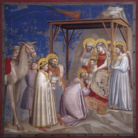 Padoue ( Chapelle des Scrovegni) - Giotto - Adoration des mages