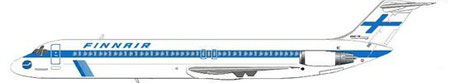 Douglas DC-9Srs51 der Finnair/Courtesy: MD-80.com