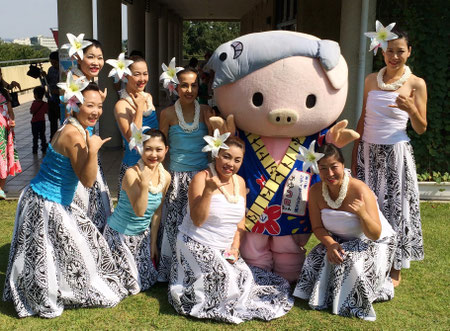 ALOHA E KOMO MAIぼうさいの丘公園！あゆコロちゃんと！