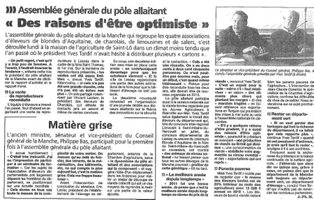 Presse de la Manche, 18.01.2012