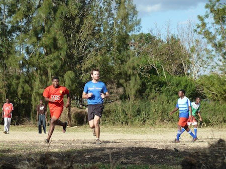 30-09: 1er foot avec des tanzaniens