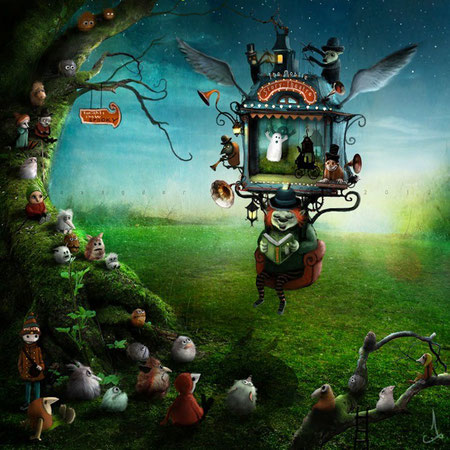 Exelentes Ilustraciones Surrealistas Por Alexander Jansson