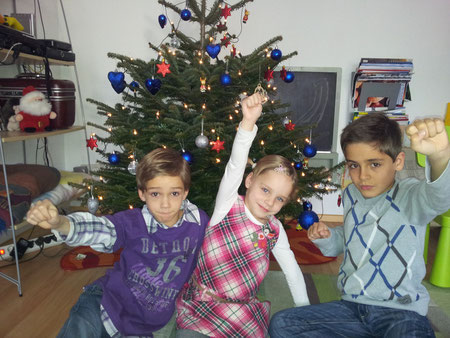 Unsere Kids an Weihnachten