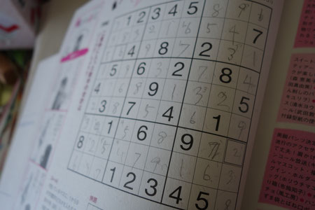 以前より根気がなくなって、解くスピードも遅くなってきたような。老いるショック!