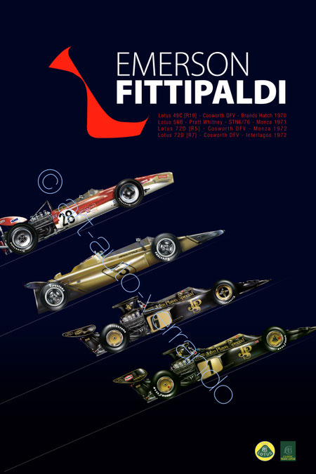 Emerson Fittipaldi - Michel Verrando - Lotus 49 - Lotus 56B - Lotus 72 -