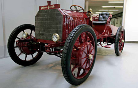 Lohner-Porsche mit Frontantrieb