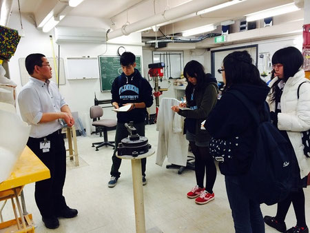 留学先、医療現場の見学