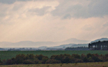 Blick auf das Zittauer Gebirge
