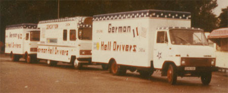 Lkws der Hell Drivers / 1974