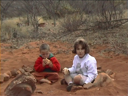 Tanti anni fa...Carlotta con un amico africano