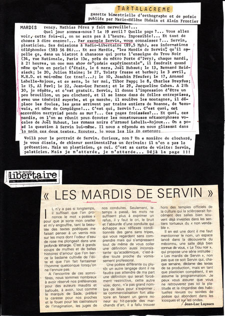 Page extraite des dossiers de SERVIN