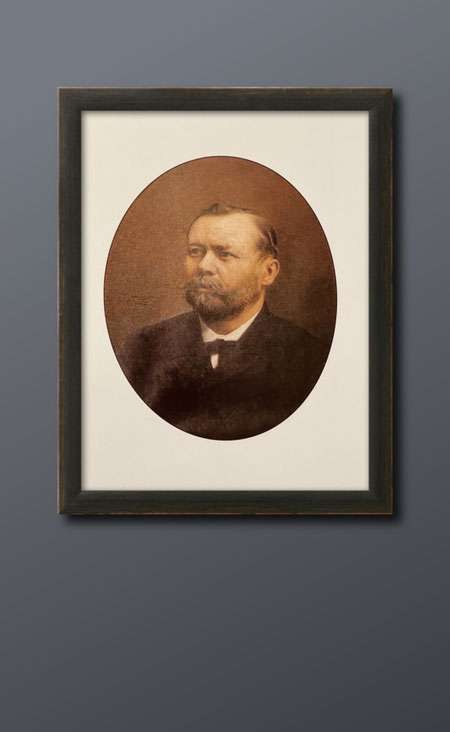 Bildnis im MMKM Museum Mülheim: Wilhelm Schmitz - spaeter Schmitz-Scholl (1831-1887) TENGELMANN-Gründerfamilie