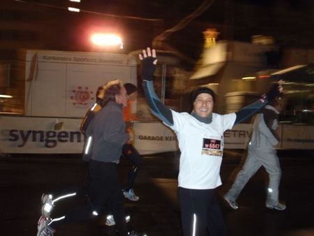 28. Basler Stadtlauf, 27.11.2010, mein erster Laufanlass.