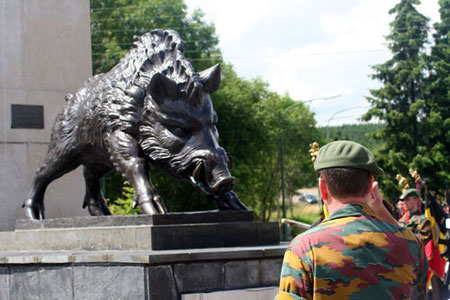 Monument der Ardennenjäger in Martelange.