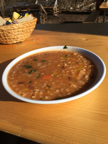 リチャットの一例。著者は山小屋でよく食べます。