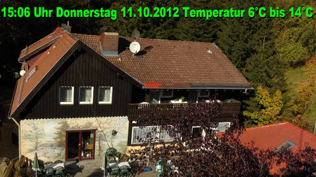 Wetter vom Donnerstag den 11.10.2012 um 15:06 Uhr Sonnenschein Temperatur im Schatten 6°C in der Sonne bis 14°C