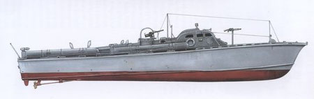Elco 77 Foot PT-Boat der USN - Bild aus Gorson L. Rottman: US Patrol Torpedo Boats