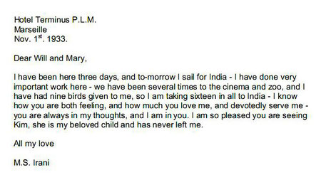 Courtesy of Avatar Meher Baba Trust - Archives