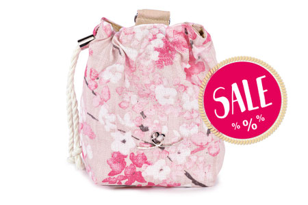 Bellovie Futterbeutel Leckerliebeutel Premium Cherry Blossom pink
