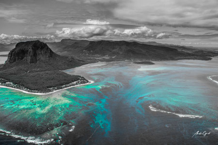 .underwater waterfall
