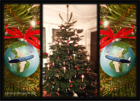 Oh Tannenbaum - wusstet Ihr, dass es passend zu Flugreisen Christbaumkugeln gibt?