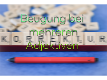 m oder n bei Adjektiven?