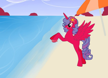 e' di twilight! bellissima! e' princess pinkie star