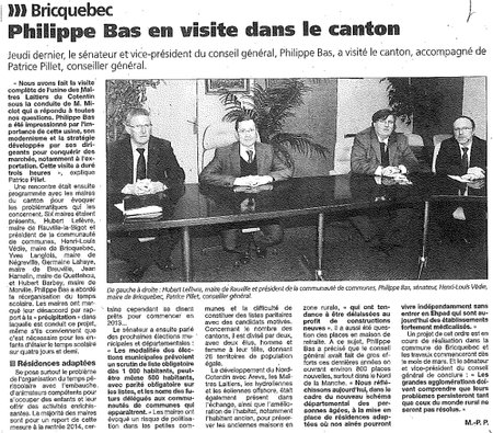La Presse de la Manche, 13 février 2013