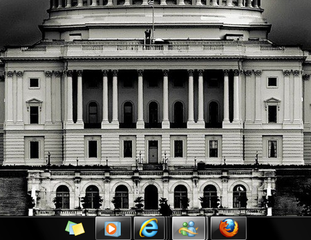 Zentrierte Taskleiste