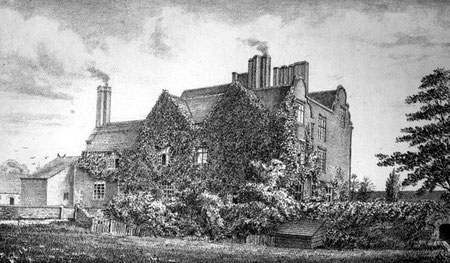 Erdington Hall. Image from Harrison & Willis 1879 The Great Jennens Case from Google Books, a work now in the public domain