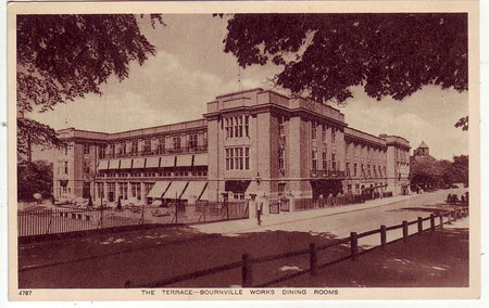 Cadbury's Bournville works - reproduced from Our Past History, See Acknowledgements.