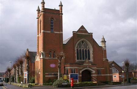 Wylde Green United Reform church. Photograph Ray Wilkes/ Bovine Spongiform Encephalopathy 'All Rights Reserved' downloaded from flickr and used with his kind permission. See Acknowledgements for a link to that website.