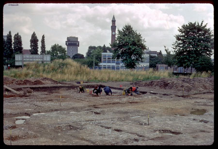 Excavations at Metchley Roman fort photographed in 1969 by Phyllis Nicklin. See Acknowledgements Keith Berry.